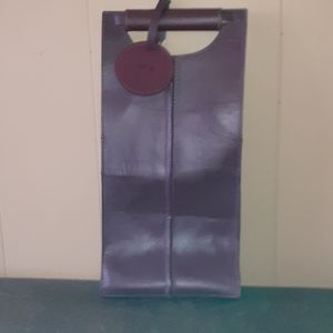 Leather Wine bottle carrier